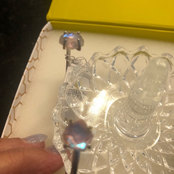 NWT Kendra Scott RARE & RETIRED Merida Bracelet Amethyst Dichroic Gorgeous! - Picture 4 of 17